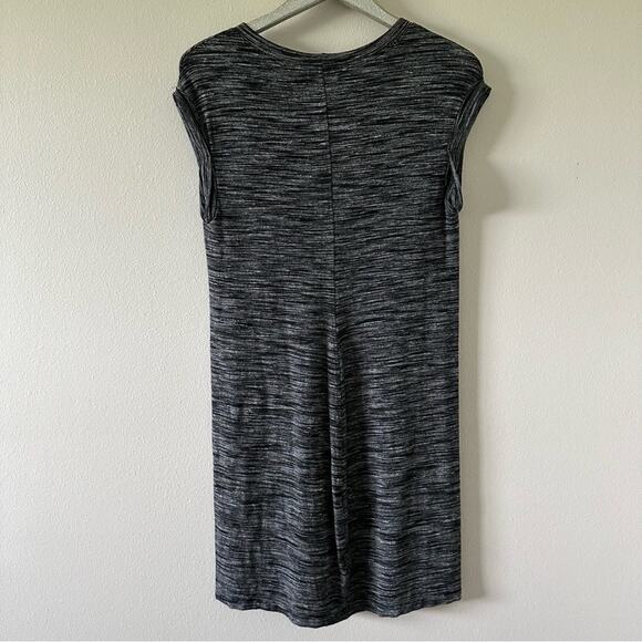Cloth & Stone Heathered Gray/Black Dress - Picture 4 of 6
